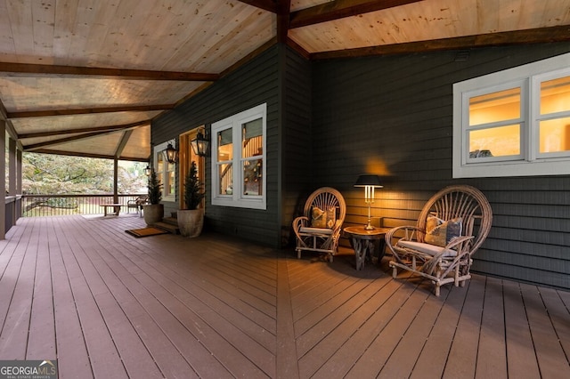 547 Toccoa River Ln, Mineral Bluff, GA 30559 - view of porch