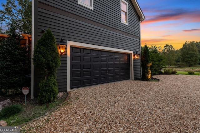 547 Toccoa River Ln, Mineral Bluff, GA 30559 - garage with driveway