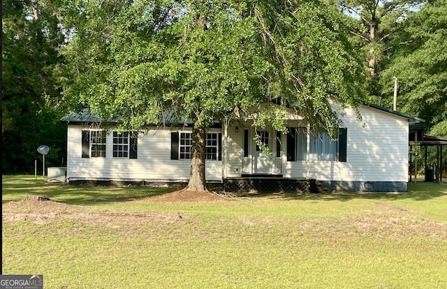 8020 Ga Highway 272, Sandersville, GA 31082 - manufactured / mobile home featuring crawl space and a front yard