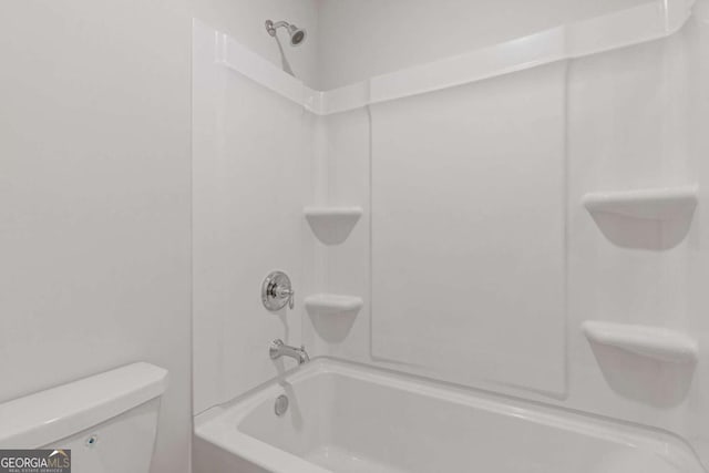 427 Buck Trl, Dallas, GA 30132 - bathroom featuring toilet and shower / bath combination