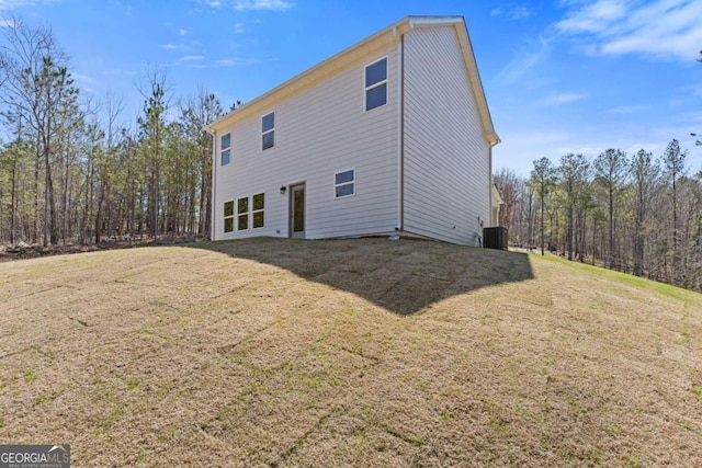 427 Buck Trl, Dallas, GA 30132 - rear view of property with a yard and cooling unit