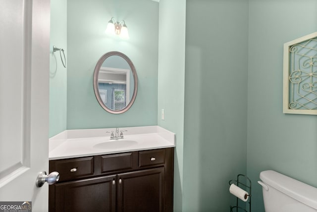 6160 Overleaf Ter, Cumming, GA 30040 - half bath with toilet and vanity