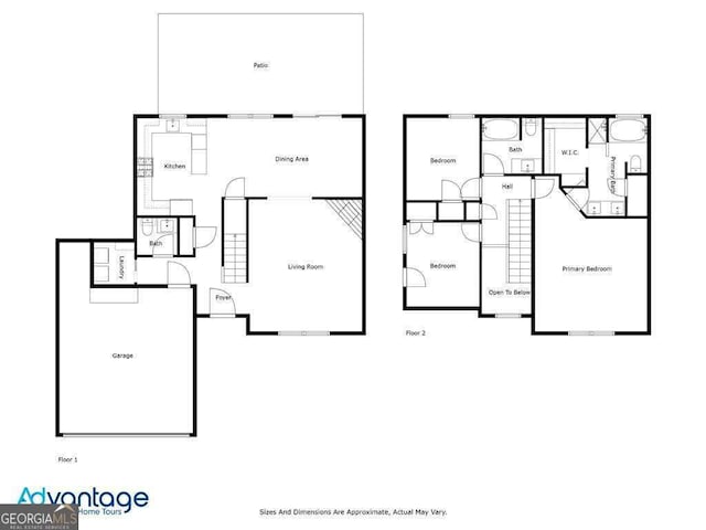 1047 Woodsong Pass Ct, Lawrenceville, GA 30043 - room layout