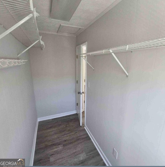 359 Hoyt St, Cornelia, GA 30531 - spacious closet featuring wood finished floors