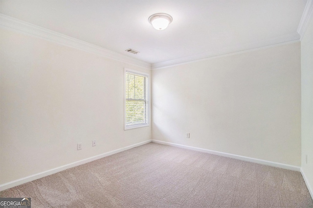 14 Mcgregor Ln, Dawsonville, GA 30534 - unfurnished room with ornamental molding, light carpet, and baseboards