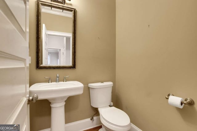 26 Trillium Ln, Acworth, GA 30101 - bathroom featuring baseboards and toilet