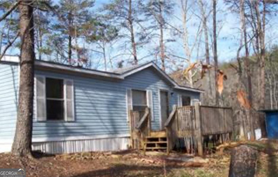 1228 Winters Mountain Rd, Dahlonega, GA 30533 - back of house with a deck