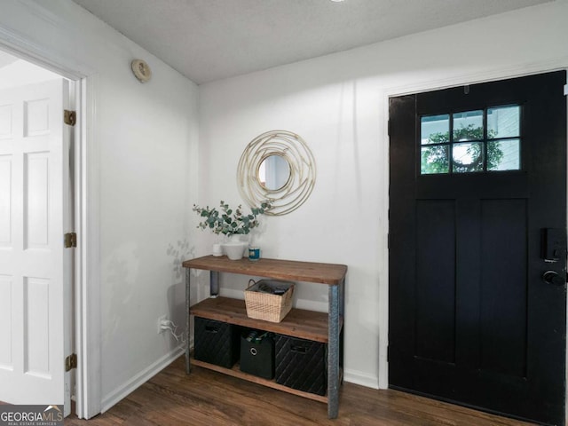 150 Archer Rd, Colbert, GA 30628 - entryway with wood finished floors and baseboards