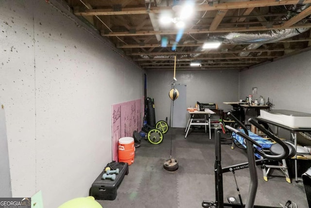 3898 Heritage Oaks Dr, Powder Springs, GA 30127 - view of basement