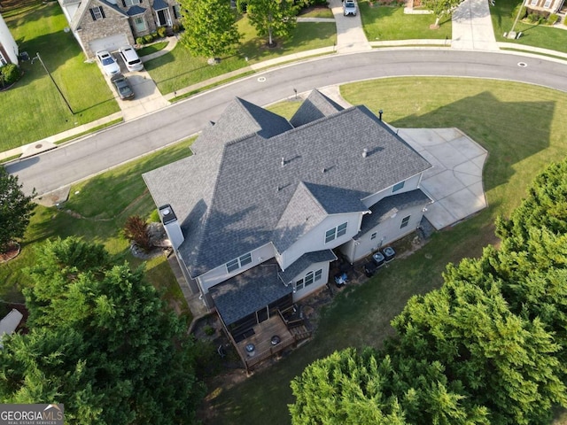3898 Heritage Oaks Dr, Powder Springs, GA 30127 - view from above of property