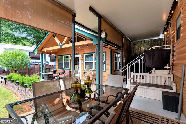 76 Hidden Valley Rd, Cleveland, GA 30528 - view of patio with outdoor dining area