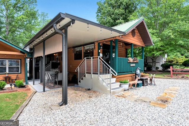 76 Hidden Valley Rd, Cleveland, GA 30528 - view of front of property with a patio