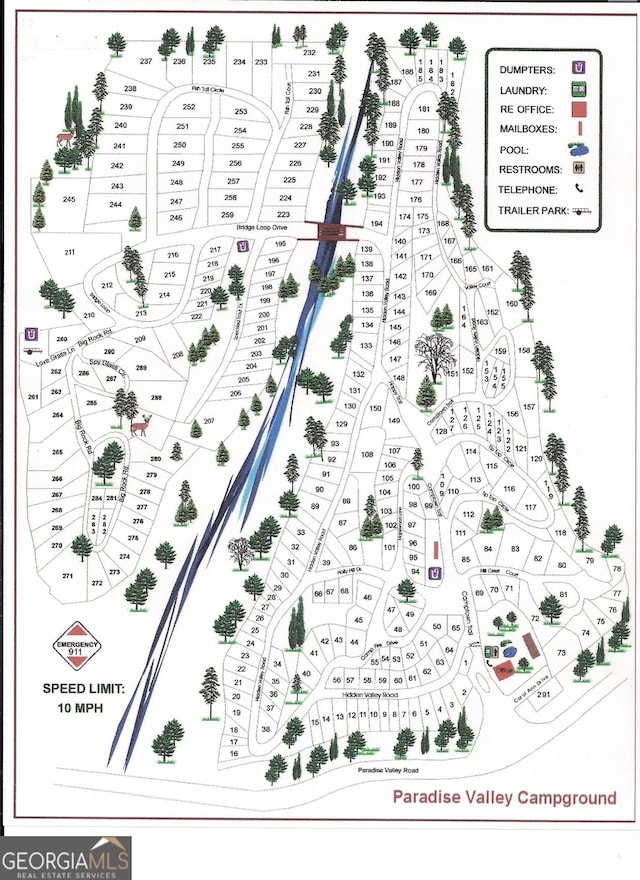 76 Hidden Valley Rd, Cleveland, GA 30528 - map of parcels