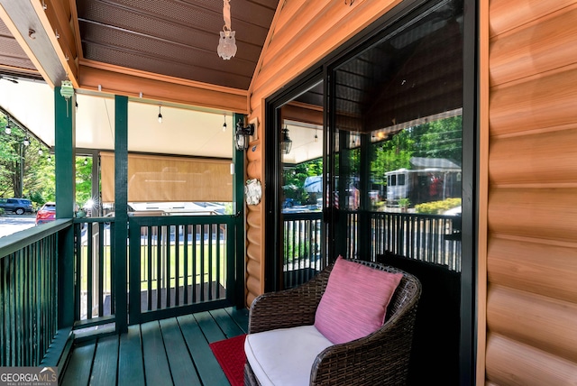 76 Hidden Valley Rd, Cleveland, GA 30528 - view of wooden porch