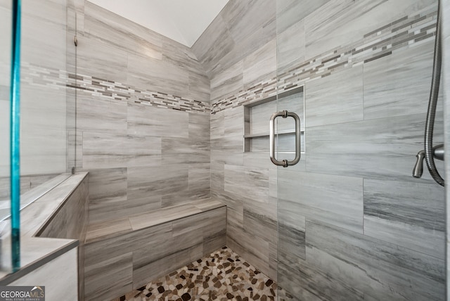 115 Hopewell Grove Dr, Milton, GA 30004 - bathroom featuring a shower stall