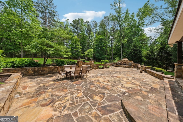 115 Hopewell Grove Dr, Milton, GA 30004 - view of patio featuring outdoor dining space