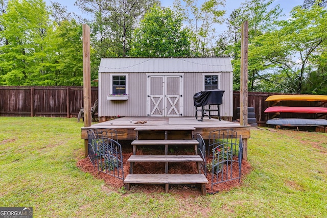 13 Westbrook Rd, Carrollton, GA 30116 - view of shed featuring a fenced backyard