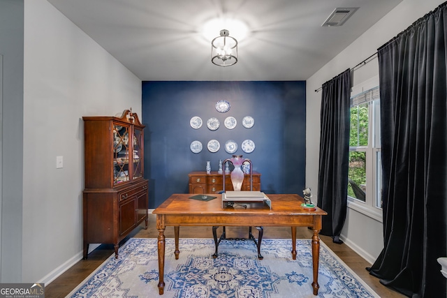 13 Westbrook Rd, Carrollton, GA 30116 - office space with baseboards and wood finished floors