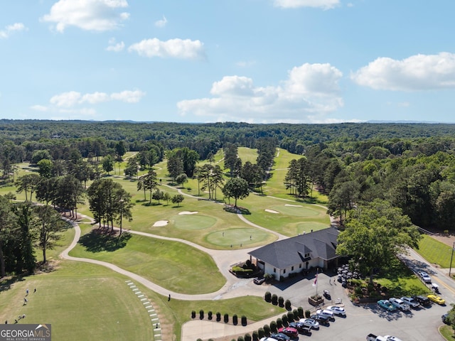2917 Pointe Dr, Gainesville, GA 30506 - bird's eye view of a golf club and a forest