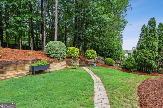 107 W Point Trl, Woodstock, GA 30189 - view of yard