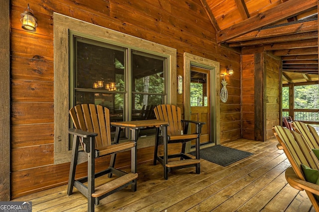 1061 Fir Ln, Ellijay, GA 30540 - view of deck