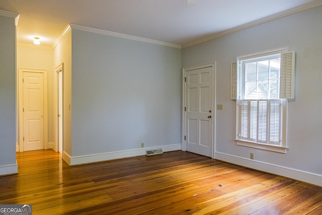 15 Westover Dr SW, Rome, GA 30165 - unfurnished room featuring wood-type flooring, crown molding, and baseboards