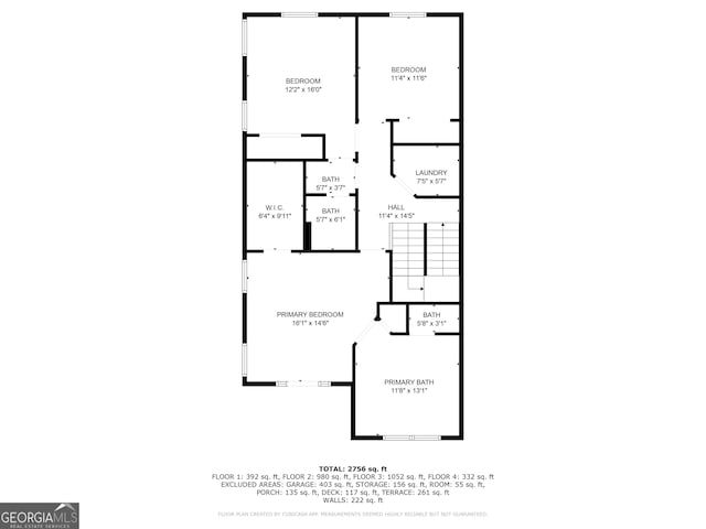 3641 Ridge Towne Dr, Duluth, GA 30096 - view of property floor plan