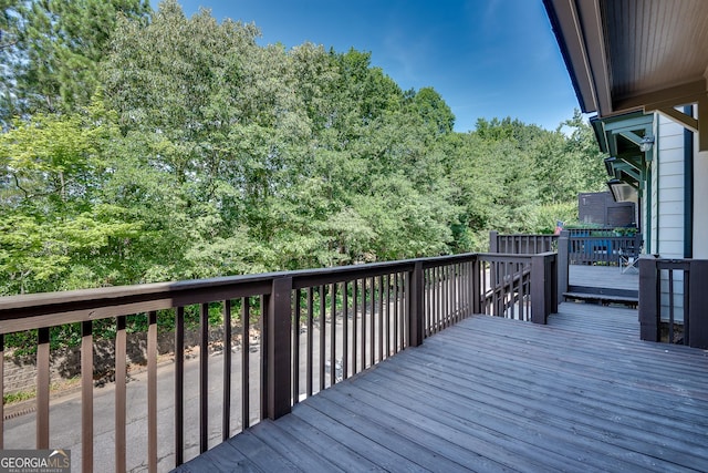 3641 Ridge Towne Dr, Duluth, GA 30096 - view of wooden terrace