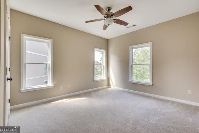 3641 Ridge Towne Dr, Duluth, GA 30096 - empty room featuring carpet flooring and ceiling fan