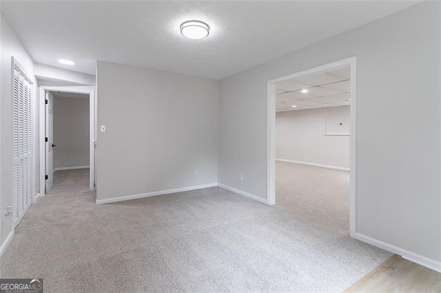 1706 Brandon Lee Way, Marietta, GA 30008 - carpeted spare room featuring baseboards and recessed lighting
