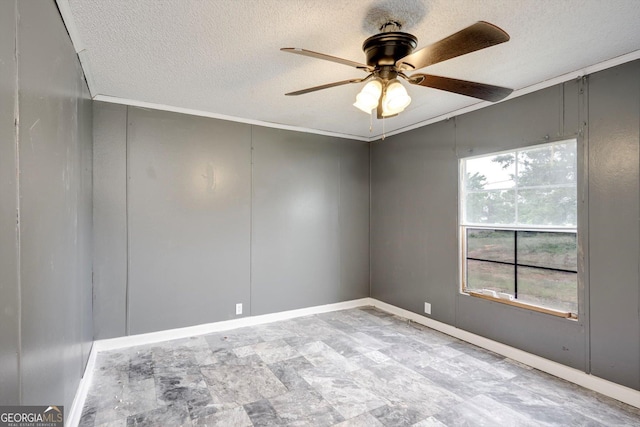 4040 US Highway 25 N, Hephzibah, GA 30815 - spare room with a textured ceiling and ceiling fan