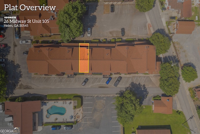 26-105 Midway Street Unit #108But Door #105, Helen, GA 30545 - bird's eye view