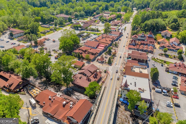 26-105 Midway Street Unit #108But Door #105, Helen, GA 30545 - drone / aerial view of a heavily wooded area
