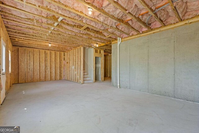 688 Shoals Trl, Dallas, GA 30132 - unfinished below grade area featuring stairs