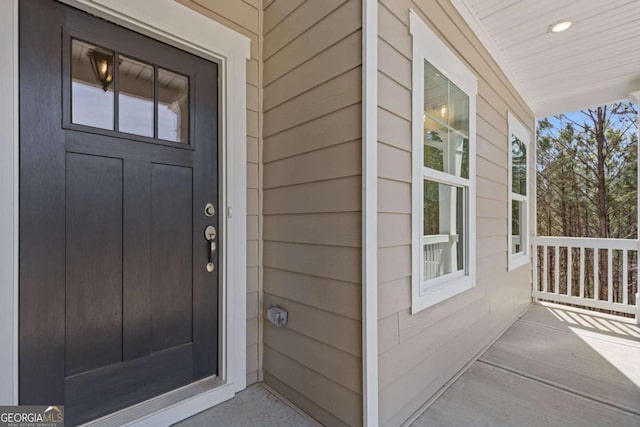 688 Shoals Trl, Dallas, GA 30132 - view of exterior entry featuring a porch