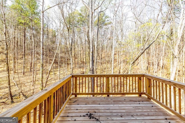 407 Shoals Trl, Dallas, GA 30132 - view of wooden deck