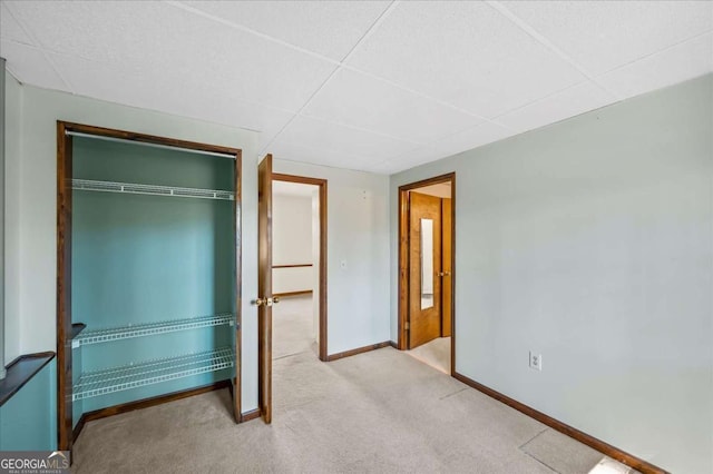 3966 N Indian Cir NW, Kennesaw, GA 30144 - unfurnished bedroom featuring a closet and carpet floors