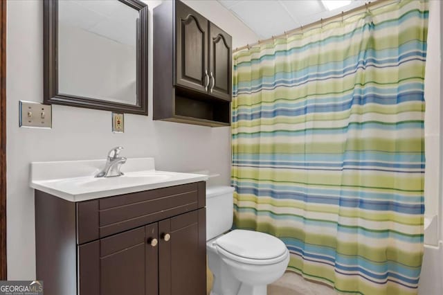 3966 N Indian Cir NW, Kennesaw, GA 30144 - full bath featuring vanity and a shower with shower curtain