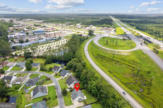 521 Lake Jordan Blvd W, Kingsland, GA 31548 - aerial overview of property's location featuring a main thoroughfare