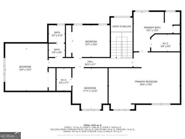 3250 Cobbs Farm Trl NW, Marietta, GA 30064 - property floor plan