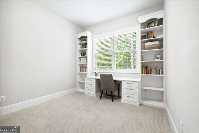 1596 Fearn Cir NE, Brookhaven, GA 30319 - home office featuring light carpet and baseboards