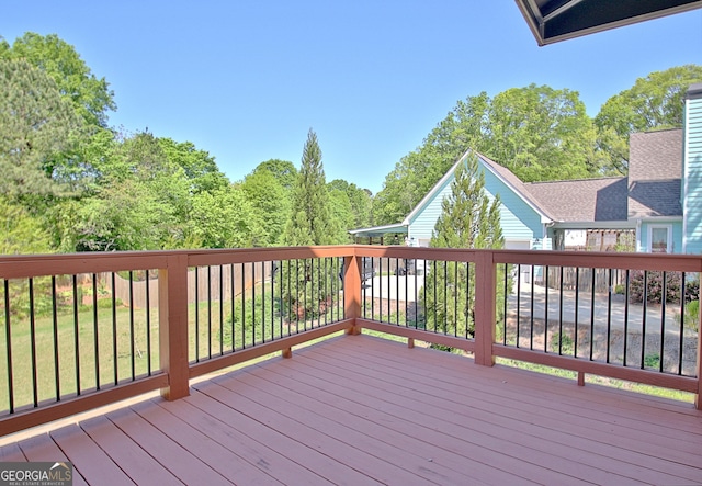 46 Horseshoe Bend Way, Senoia, GA 30276 - view of wooden deck