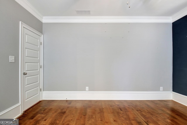 46 Horseshoe Bend Way, Senoia, GA 30276 - unfurnished room featuring crown molding, wood finished floors, and baseboards
