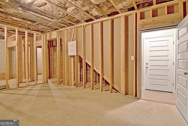 46 Horseshoe Bend Way, Senoia, GA 30276 - unfinished below grade area with electric panel