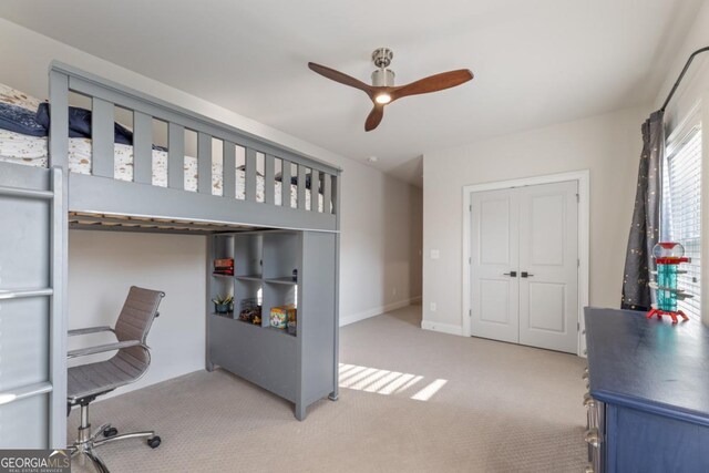 15626 Birmingham Hwy, Alpharetta, GA 30004 - bedroom with carpet and a ceiling fan