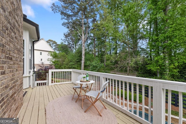15626 Birmingham Hwy, Alpharetta, GA 30004 - view of wooden terrace