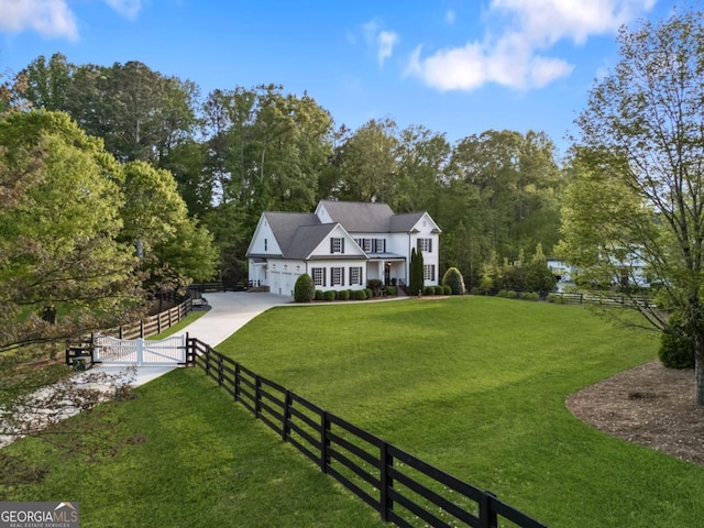 15626 Birmingham Hwy, Alpharetta, GA 30004 - fenced yard with driveway and a gate