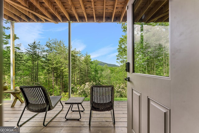 457 Monroe Ridge Rd, Sautee Nacoochee, GA 30571 - view of wooden deck