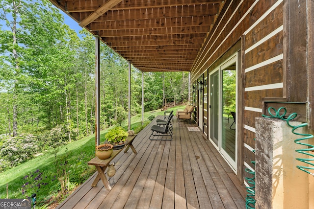 457 Monroe Ridge Rd, Sautee Nacoochee, GA 30571 - view of deck