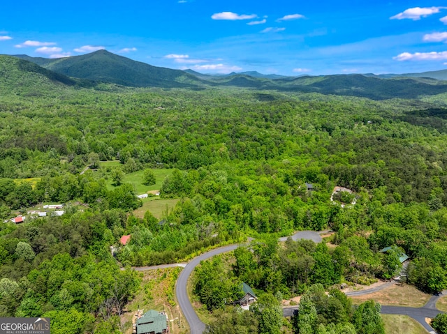 457 Monroe Ridge Rd, Sautee Nacoochee, GA 30571 - aerial view of a heavily wooded area and mountains